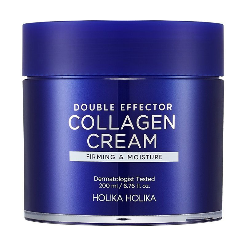 Holika Holika Double Effector Collagen Cream – stangrinamasis veido kremas su kolagenu